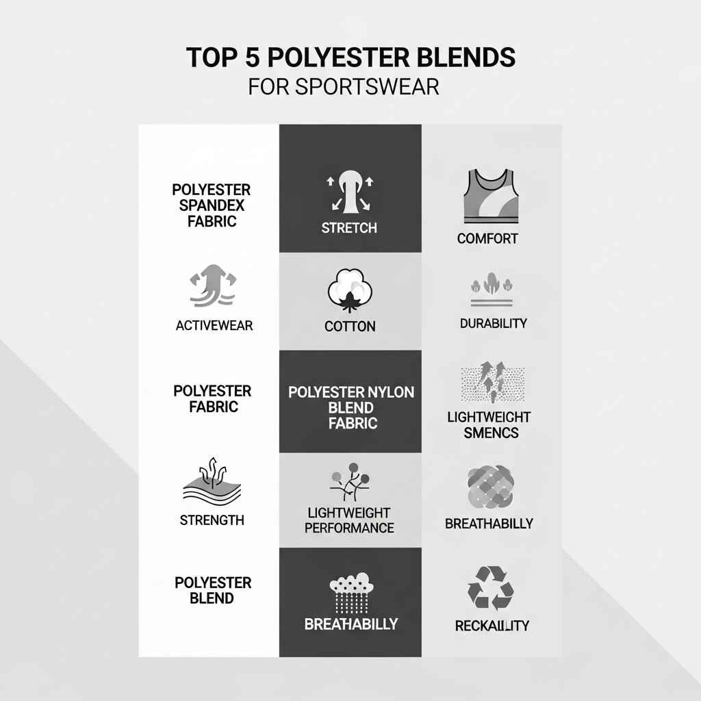 Top 5 Polyester Blends for Sportswear.
