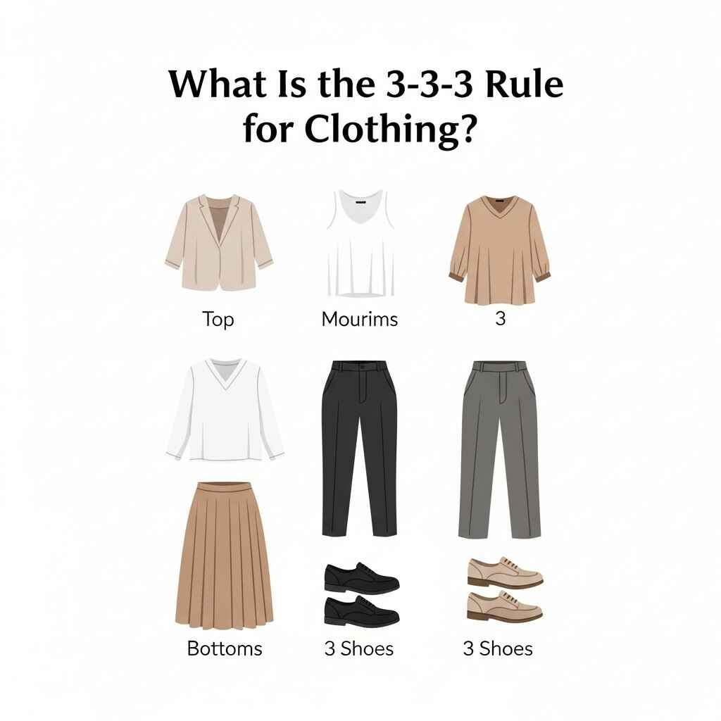 What Is the 3-3-3 Rule for Clothing?