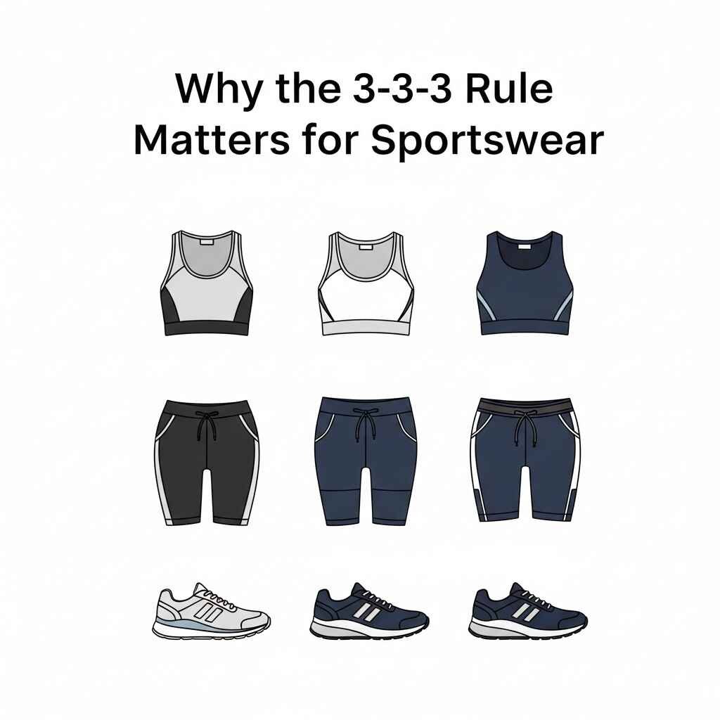 Why the 3-3-3 Rule Matters for Sportswear